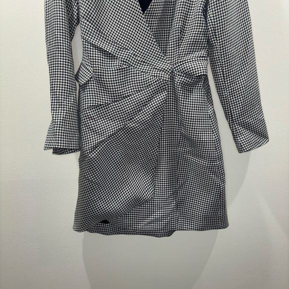 Jason Wu Houndstooth Tweed Blazer Dress – Size Medium Like New Game Day Dress - Picture 8 of 15
